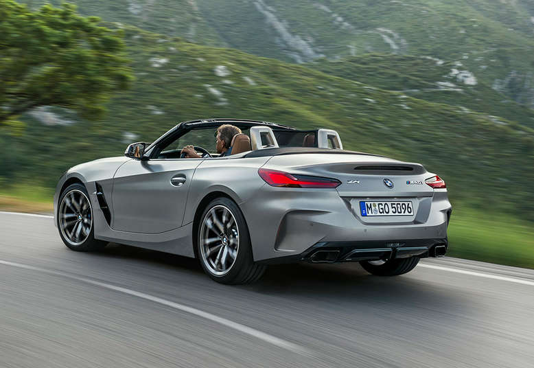 BMW Z4 Roadster, Fahrtaufnahme