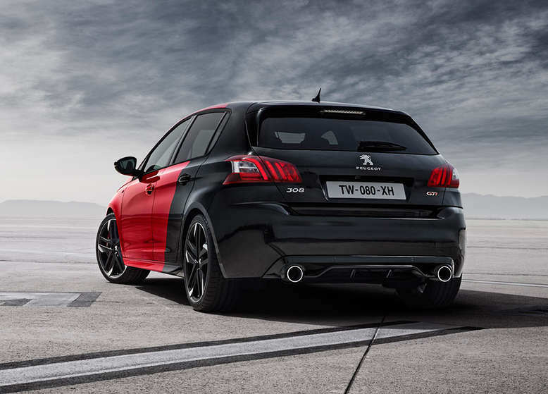 Peugeot 308 GTI, Heck