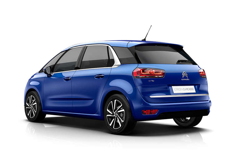 Citroen C4 Spacetourer, seitliches Heck