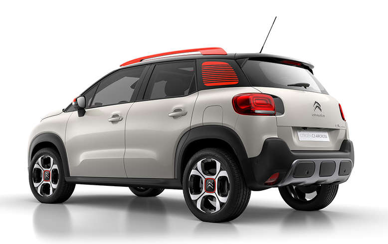 Citroen C3 Aircross, seitliches Heck