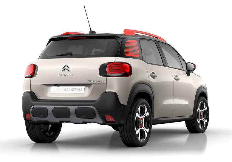 Citroen C3 Aircross, Heck