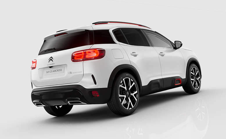 Citroen C5 Aircross, seitliches Heck