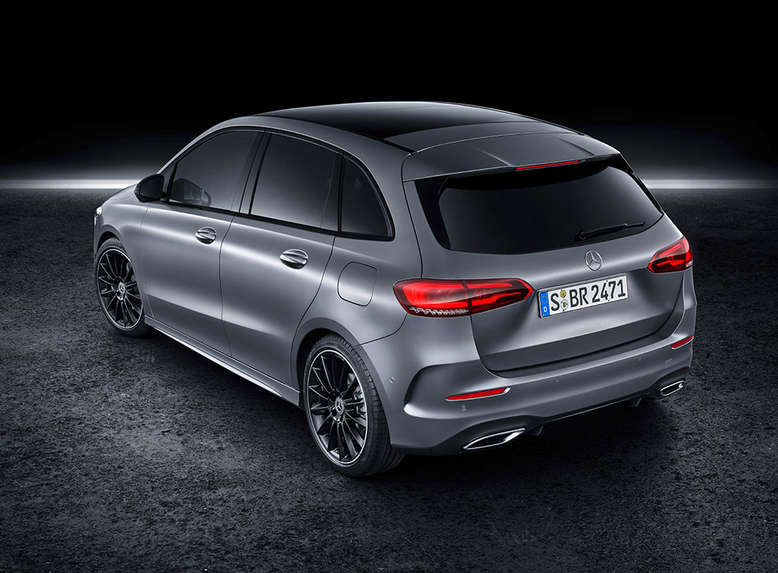 Mercedes-Benz B-Klasse Sports-Tourer, seitliches Heck