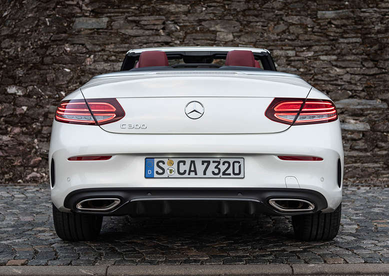 Mercedes-Benz C-Klasse Cabrio, Heck