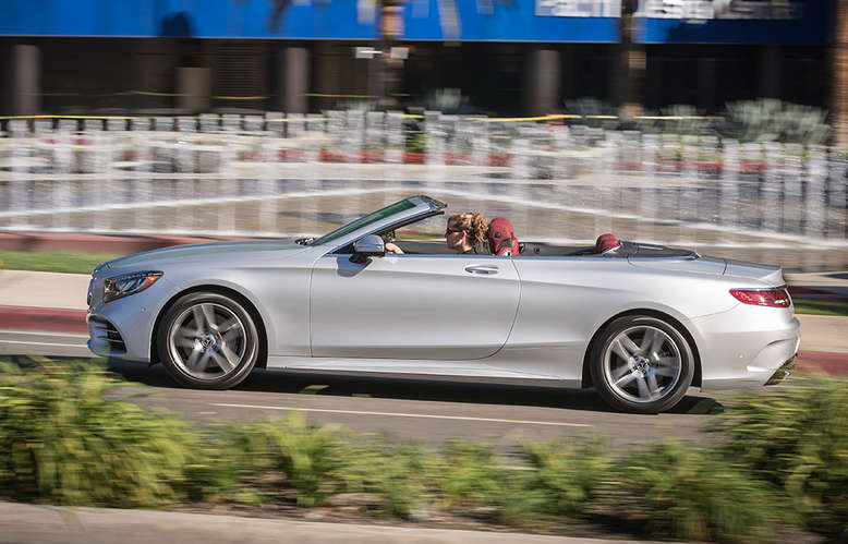 Mercedes-Benz S-Klasse Cabrio, Seitenansicht