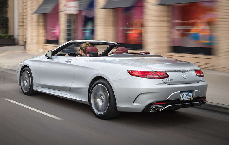 Mercedes-Benz S-Klasse Cabrio, seitliches Heck