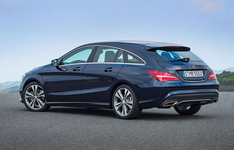 Mercedes-Benz CLA Shooting Brake, seitliches Heck