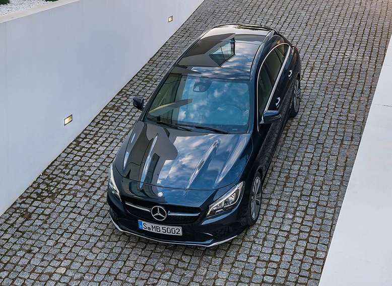 Mercedes-Benz CLA Shooting Brake, Draufsicht