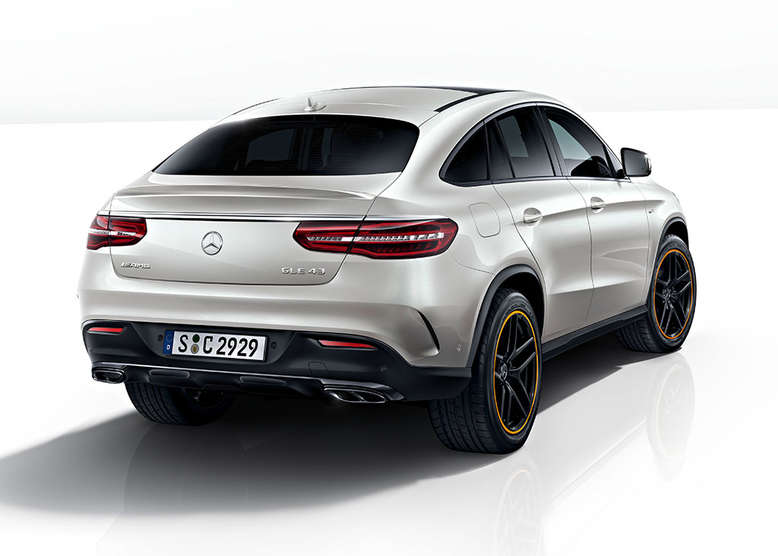 Mercedes-Benz GLE Coupé AMG Line, seitliches Heck