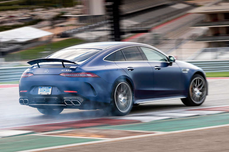 Mercedes-Benz AMG GT Coupé, seitliches Heck