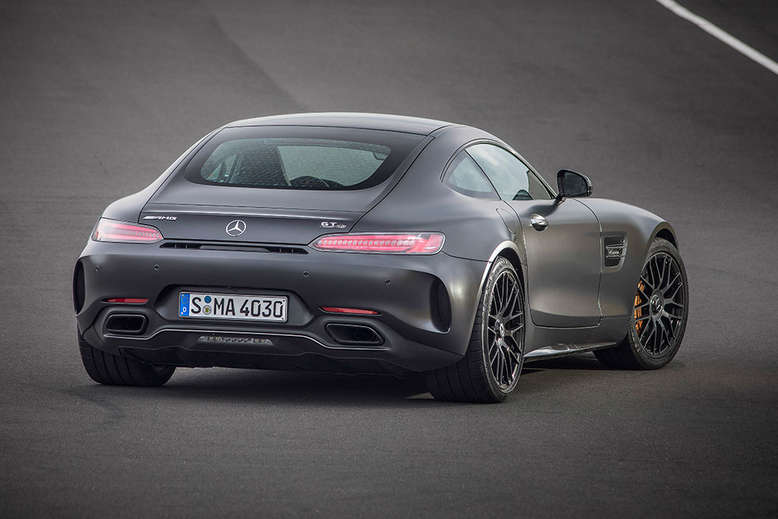 Mercedes-Benz AMG GT Coupé, seitliches Heck