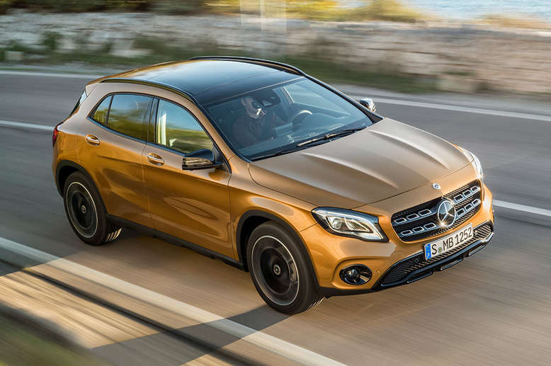 Mercedes-Benz GLA, Draufsicht