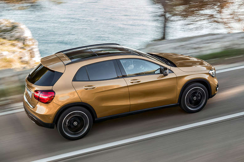 Mercedes-Benz GLA, Draufsicht