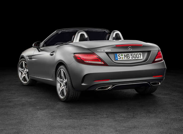 Mercedes-Benz SLC, seitliches Heck