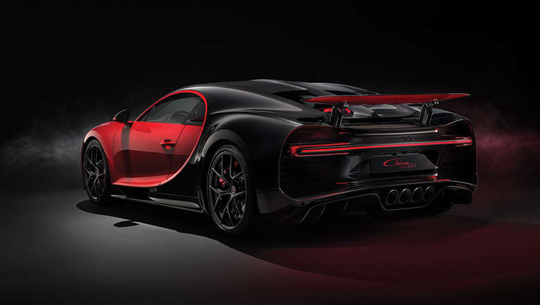 Bugatti Chiron Heck