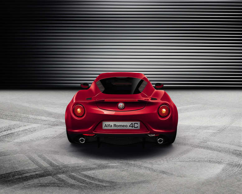 Alfa Romeo 4C, Heck, 2013, Foto: Alfa Romeo