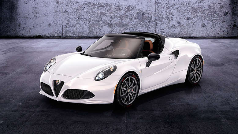 Alfa Romeo 4C Spider Studie, Frontansicht, 2014, Foto: Alfa Romeo