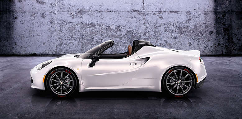 Alfa Romeo 4C Spider Studie, Seitenansicht, 2014, Foto: Alfa Romeo