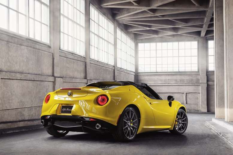 Alfa Romeo 4C Spider, Heck, 2015, Foto: Alfa Romeo