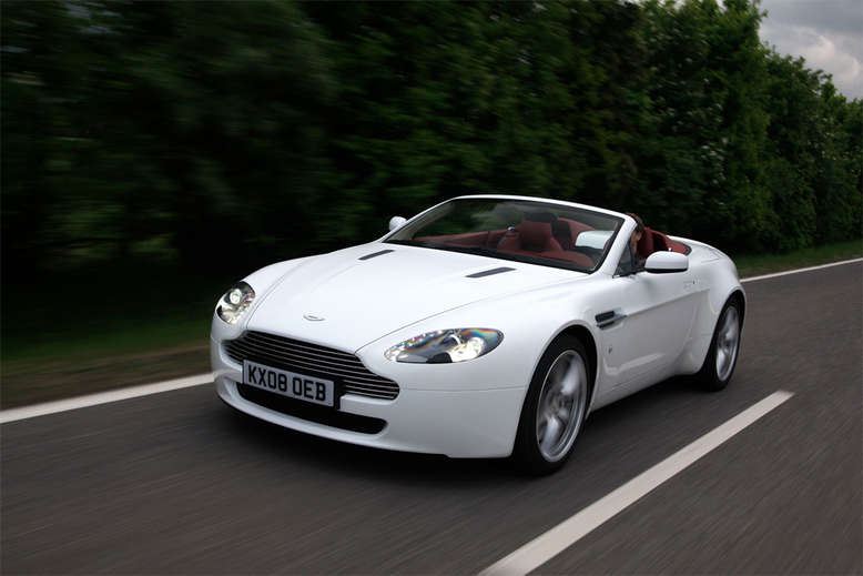 Aston Martin V8-Vantage, Frontansicht, Foto: Aston Martin