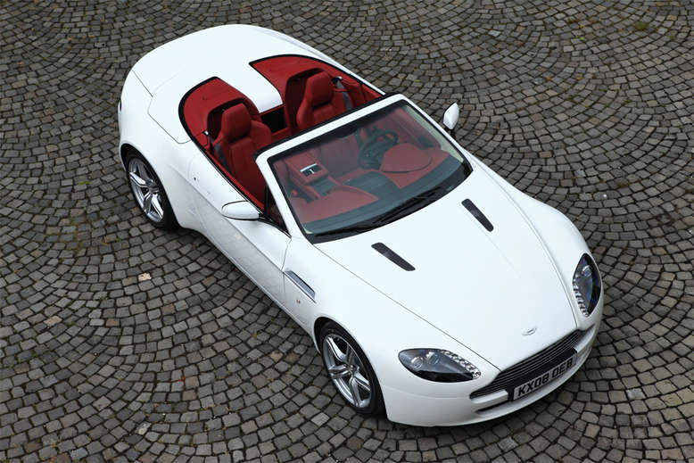 Aston Martin V8-Vantage, Draufsicht, Foto: Aston Martin