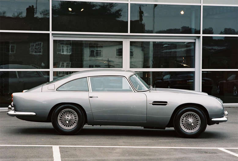 Aston Martin DB5, Seitenansicht, 1965, Foto: Aston Martin