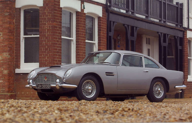 Aston Martin DB5, Seitenansicht, 1965, Foto: Aston Martin