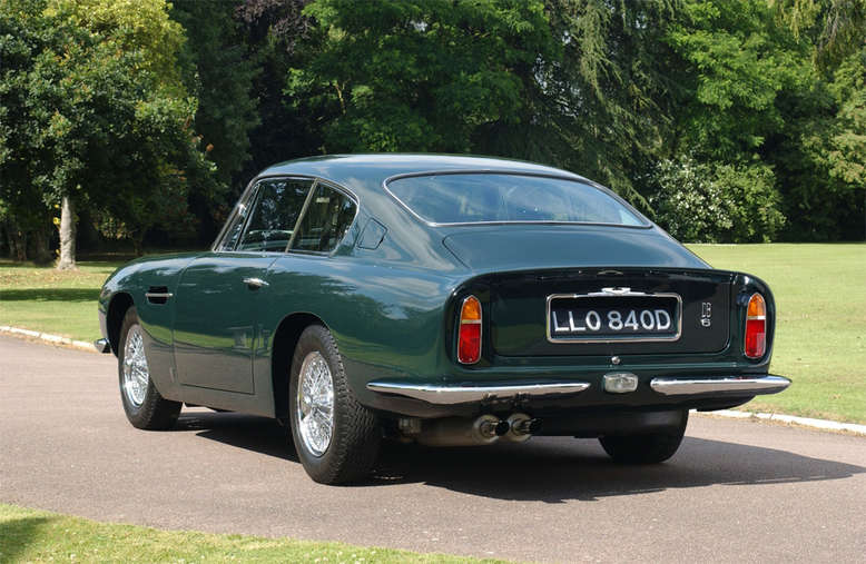 Aston Martin DB6, Heckansicht, 1969, Foto: Aston Martin