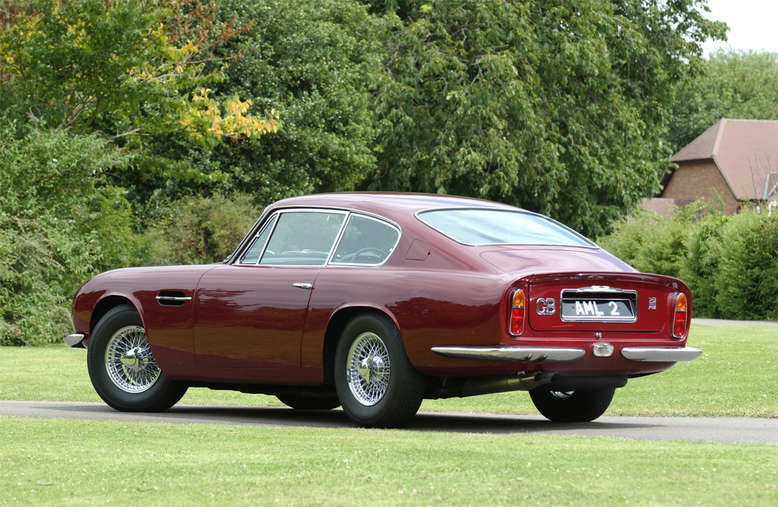 Aston Martin DB6, Heckansicht, 1969, Foto: Aston Martin