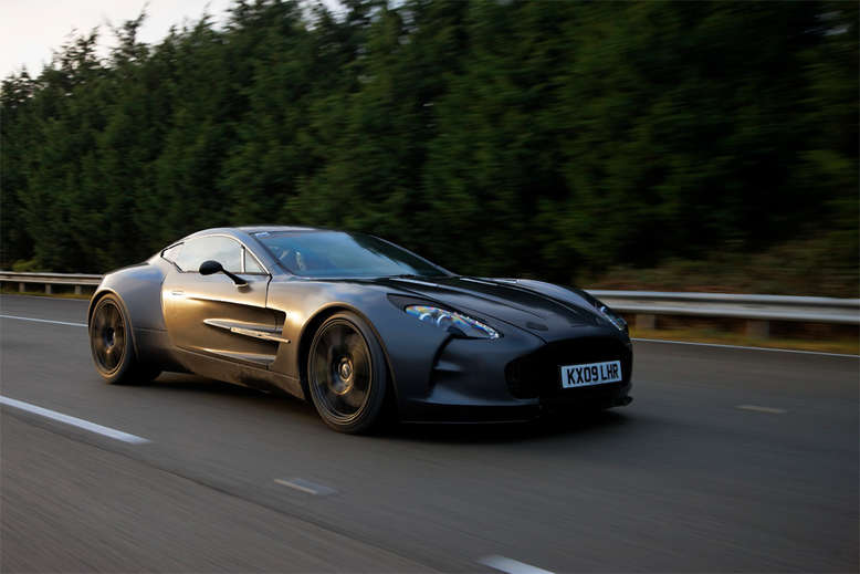 Aston Martin One 77, Seitenansicht, Foto: Aston Martin