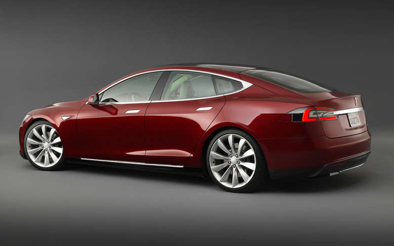 Tesla Model 2, Heckansicht, 2013, Foto: Tesla Motors