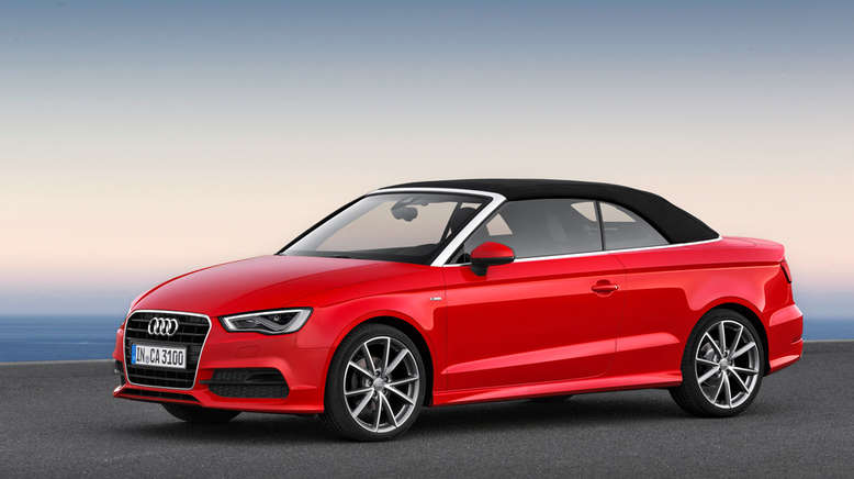 Audi A3 Cabrio, Seitenansicht, Verdeck geschlossen, 2013, Foto: Audi