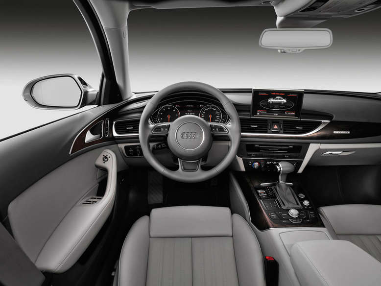 Audi A6, Innenansicht, Cockpit 2010, Foto: Audi