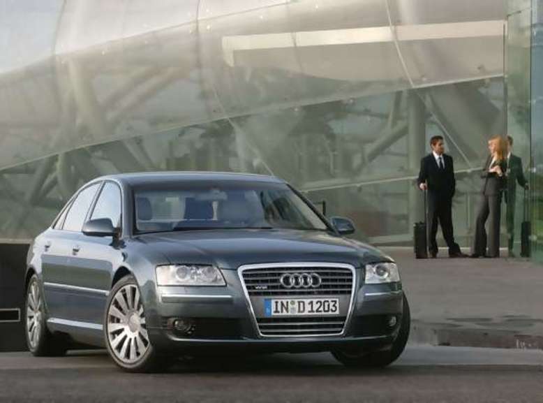 Audi A8 Quattro, Frontansicht, Foto: Audi