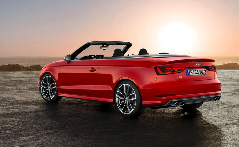 Audi S3 Cabriolet, Misanorot, Heckansicht, 2014, Foto: Audi