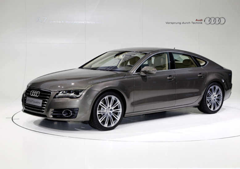 Audi A7 Sportback 2010 auf der Weltpremiere in München