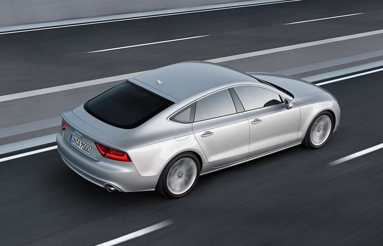 Audi A7 Sportback, Draufsicht, 2010, Foto: Audi