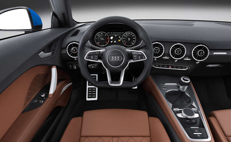 Audi TT Coupé, Innenansicht, Cockpit, 2014, Foto: Audi