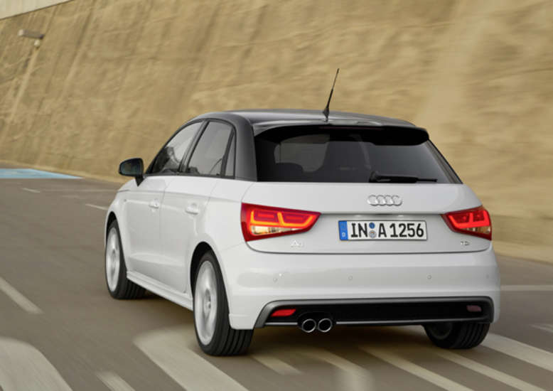 Audi A1 Sportback S line, Rückansicht, Foto: Audi