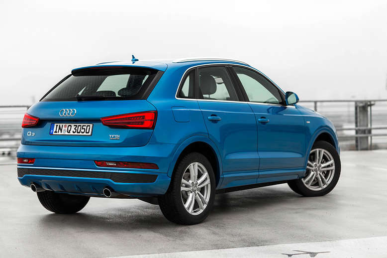 Audi Q3, Seitenansicht / Heck, 2014, Foto: Audi