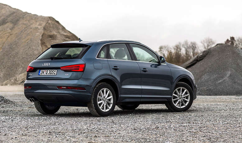 Audi Q3, Seitenansicht / Heck, 2014, Foto: Audi