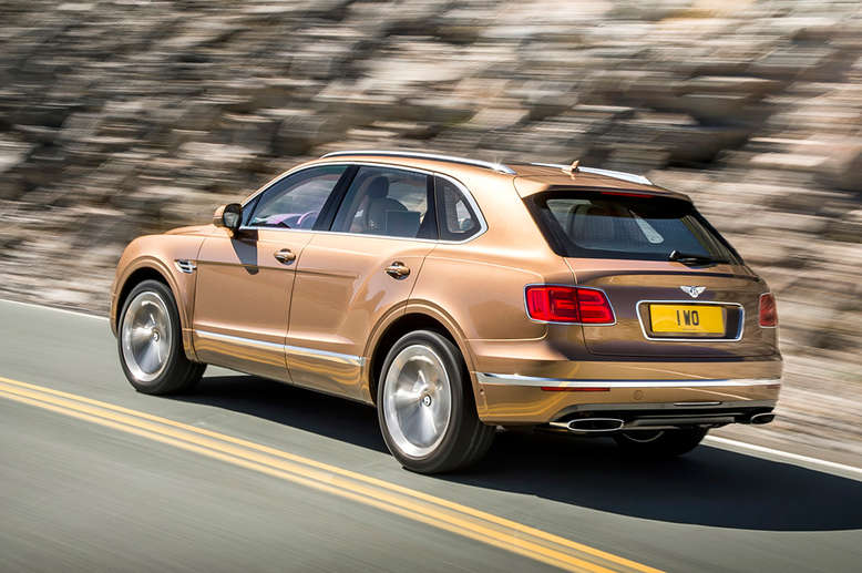 Bentley Bentayga, Fahrtaufnahme, 2015, Foto: Bentley