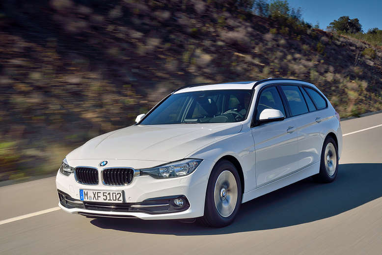 BMW 3er Touring, Frontansicht, Seite, 2015, Foto: BMW