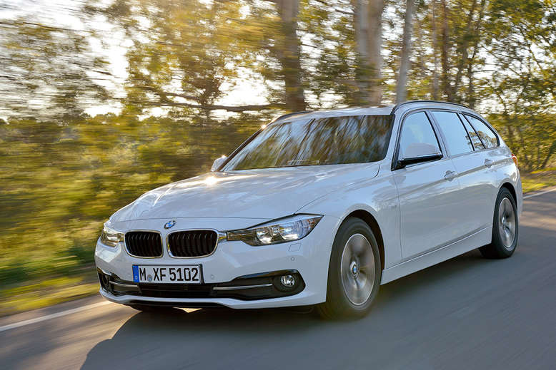 BMW 3er Touring, Frontansicht, Seite, 2015, Foto: BMW