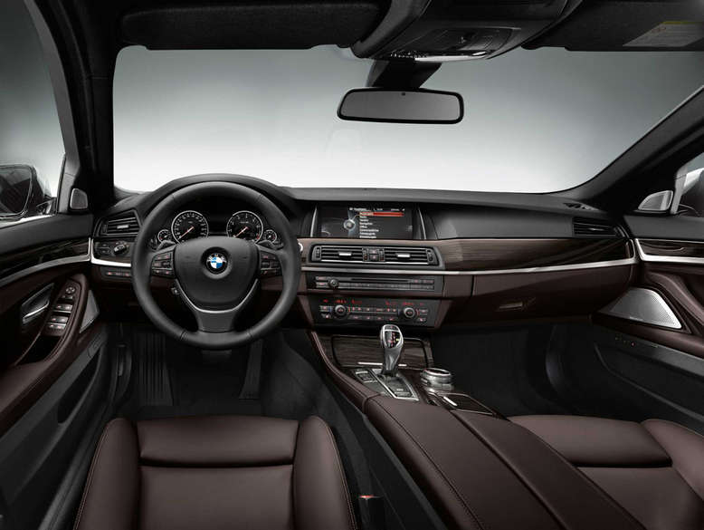 BMW 5er Limousine, Innenansicht, Cockpit, 2013, Foto: BMW
