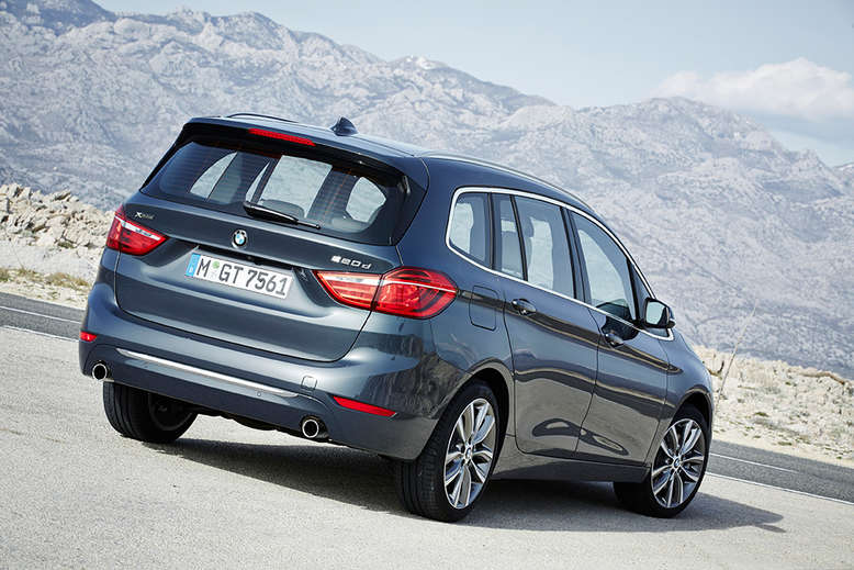 BMW 2er Gran Tourer, Heckansicht, Seite, 2015, Foto: BMW