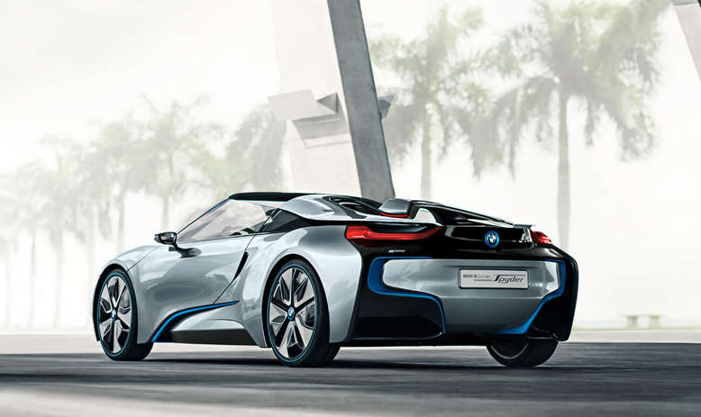 BMW i8, Konzept-Studie, Heckansicht, 2013, Foto: BMW