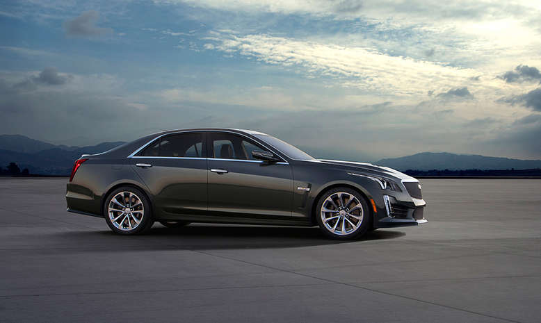 Cadillac CTS-V, Seitenansicht, 2015, Foto: General Motors