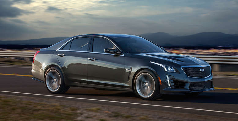 Cadillac CTS-V, Seitenansicht, 2015, Foto: General Motors