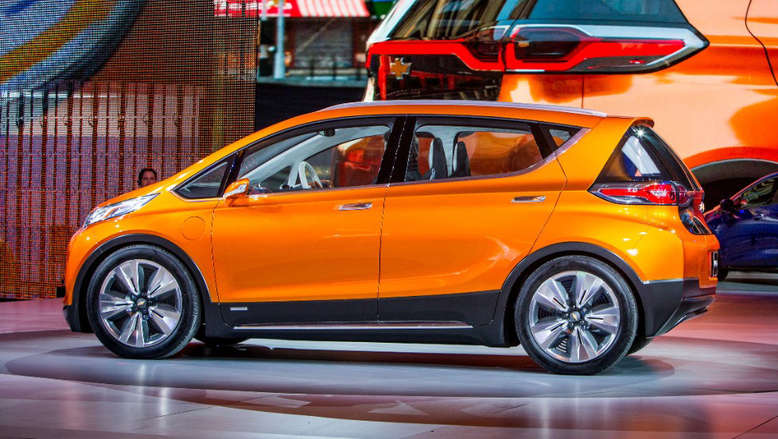 Chevrolet Bolt EV, Seitenansicht, 2015, Foto: Chevrolet 